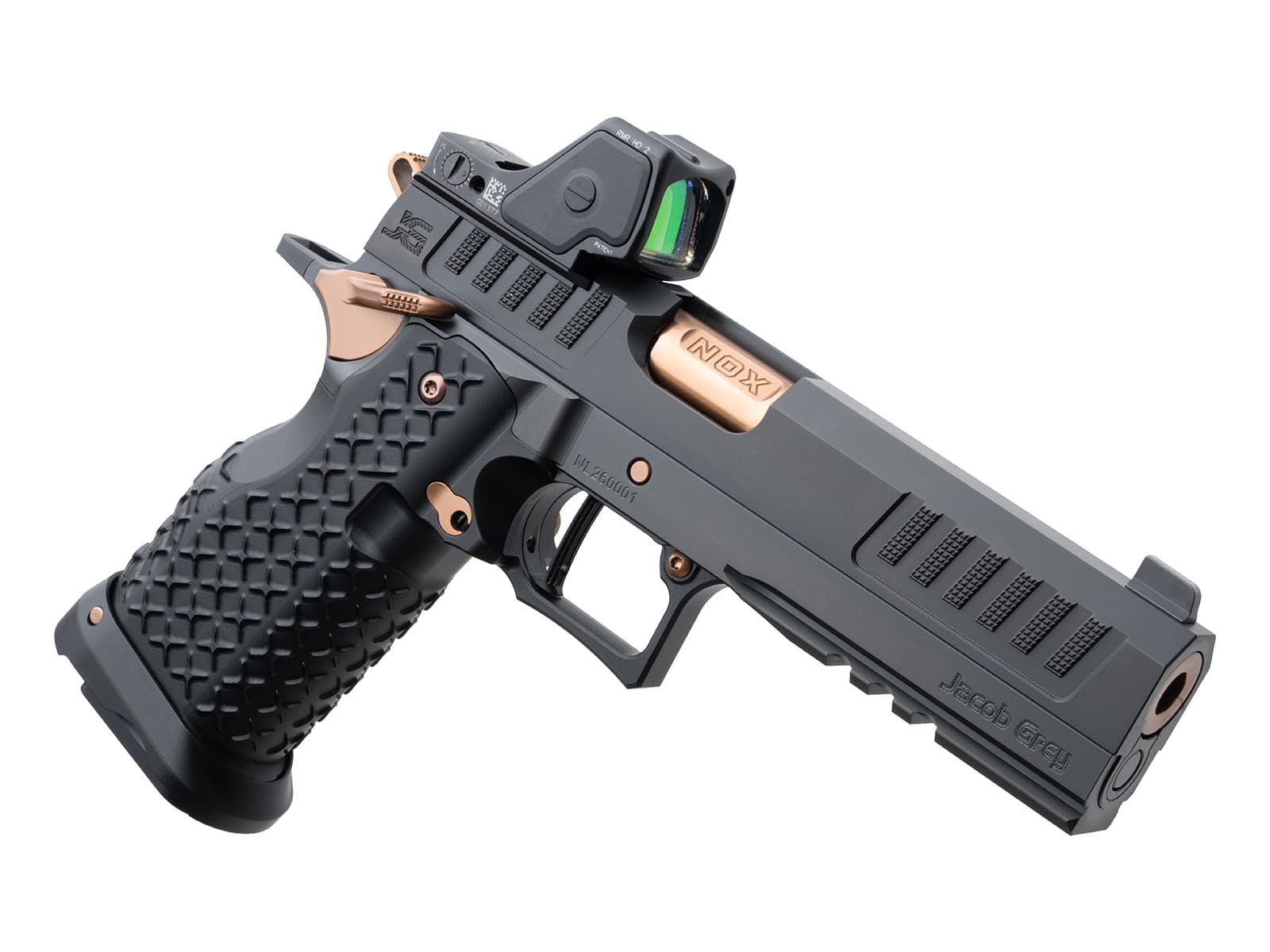 Jacob Grey Jacob Grey Nox 9 Limited 9mm Single Action (SAO)