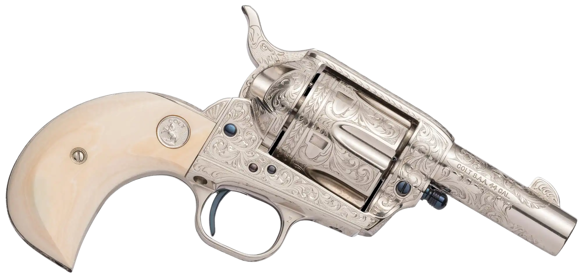 Colt Colt Sheriff's Model SAA Factory Engraved by John Adams Sr. .44-40 Win Single Action (SAO)