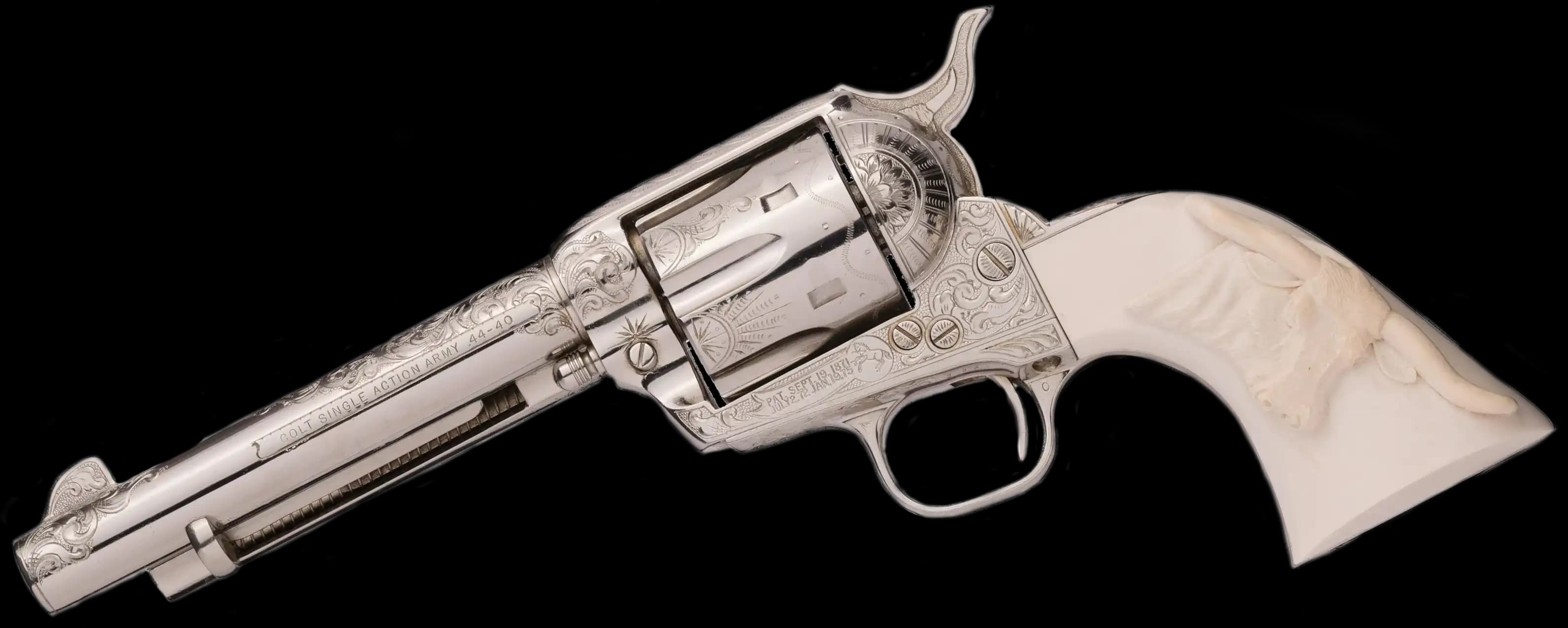 Colt John Adams Master Factory Engraved Colt 3rd Gen SAA .44-40 Win Single Action (SAO)