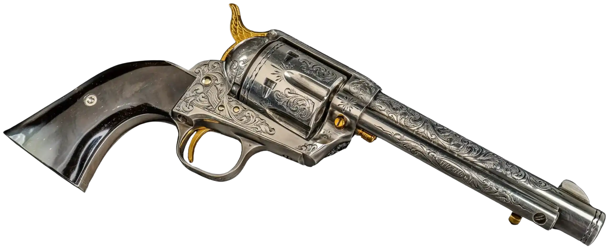 Colt SAA - Silver Plated - Factory Engraved