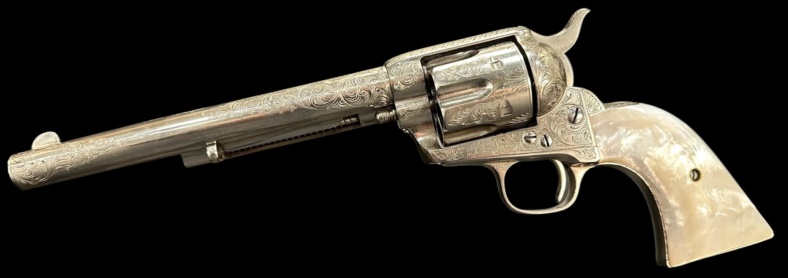 Colt New York Engraved Colt Single Action Army 1876 .45 Colt Single Action (SAO)