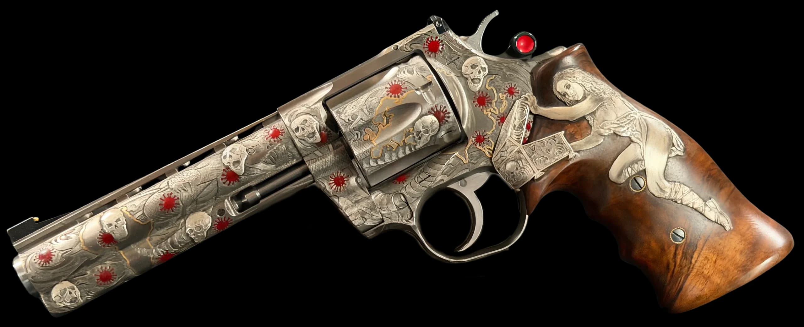 Korth Box of Pandora One of a Kind Engraved Revolver