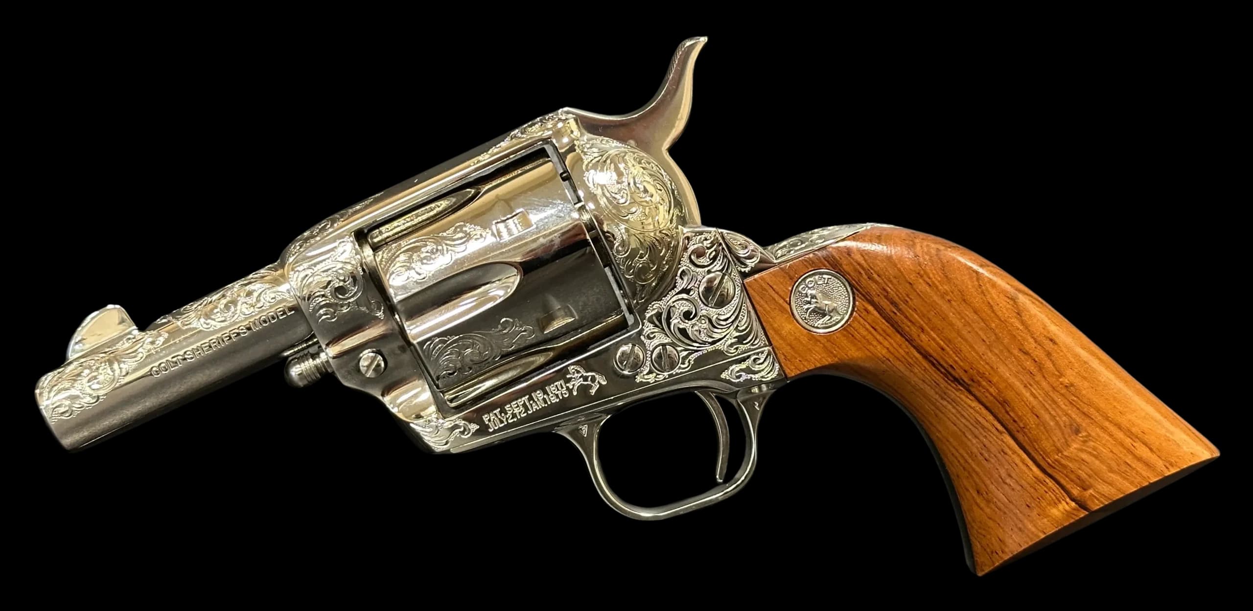 Colt Master Factory Class B Engraved Colt SAA Sheriff - Featured by Don Wilkerson .44-40 Win Single Action (SAO)