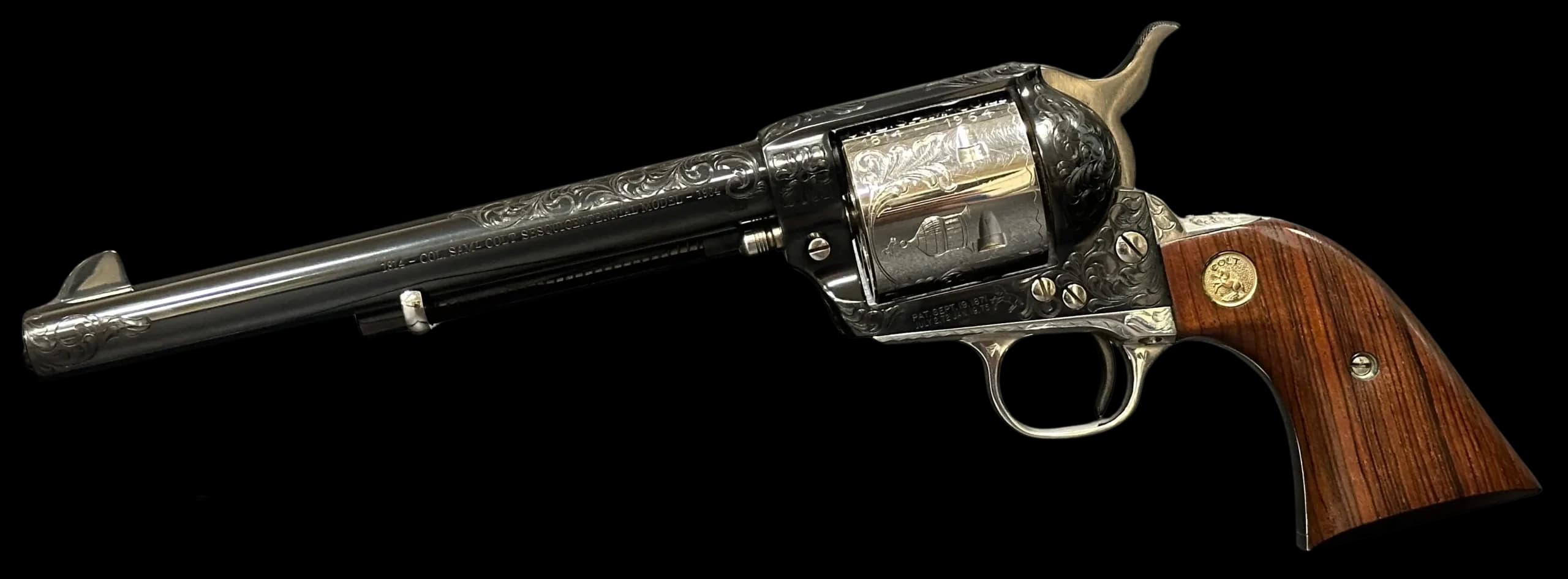 Colt Factory Engraved Colt SAA Colonel Sam Colt Sesquicentennial .45 Colt Single Action (SAO)