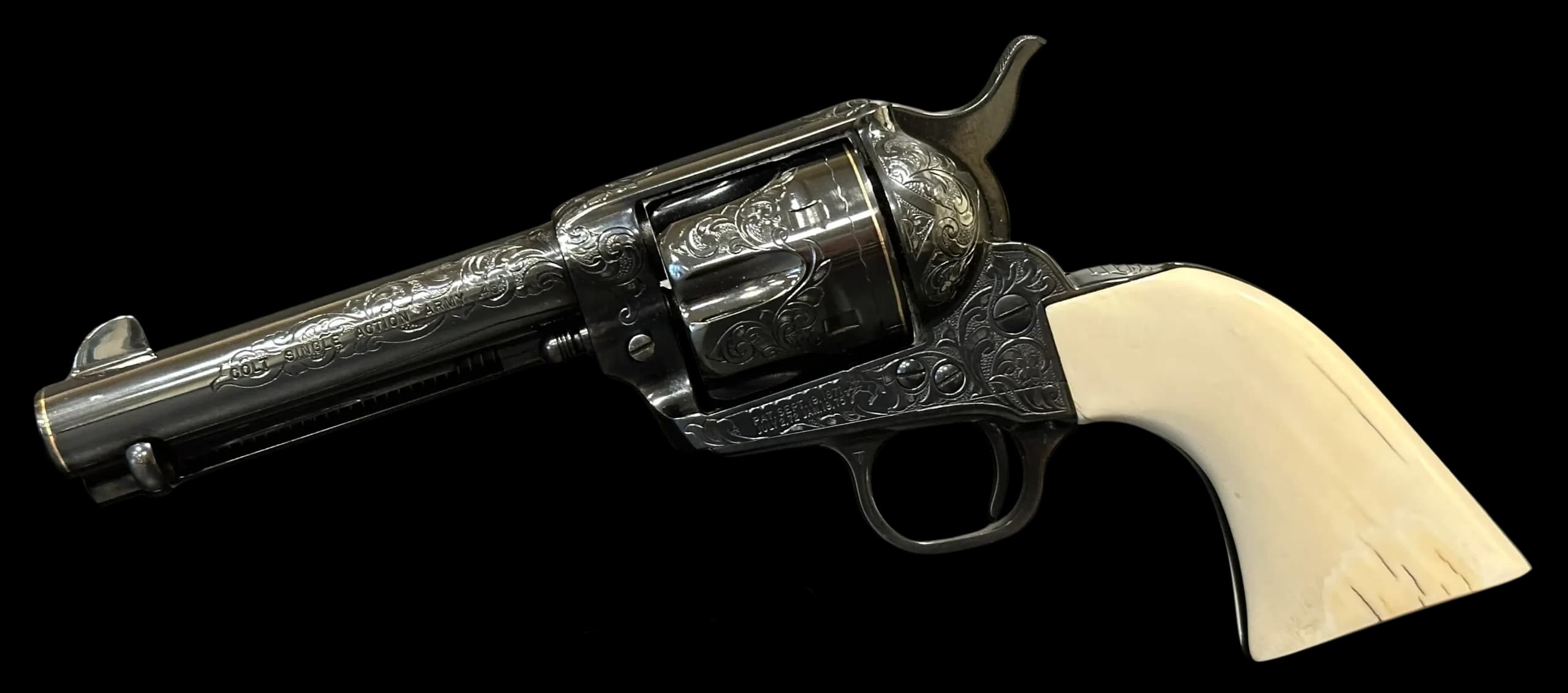 Colt D.W. Harris Master Engraved Colt SAA "Ghost Rider" .45 Colt Single Action (SAO)