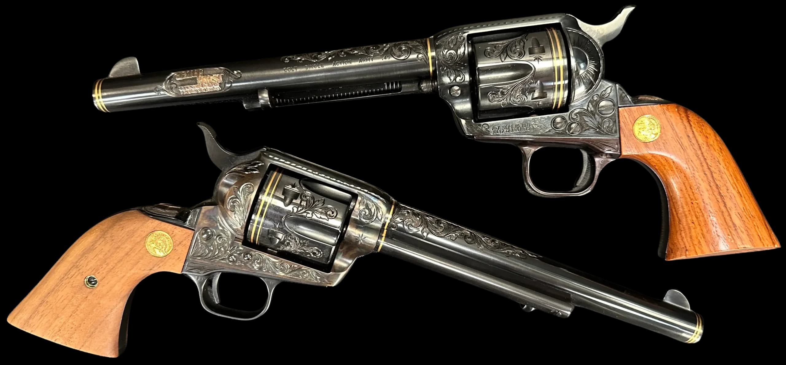 Colt Colt SAA First Bankers Master Factory Engraved by Ben Shostle .44-40 Win / .45 Colt Single Action (SAO)