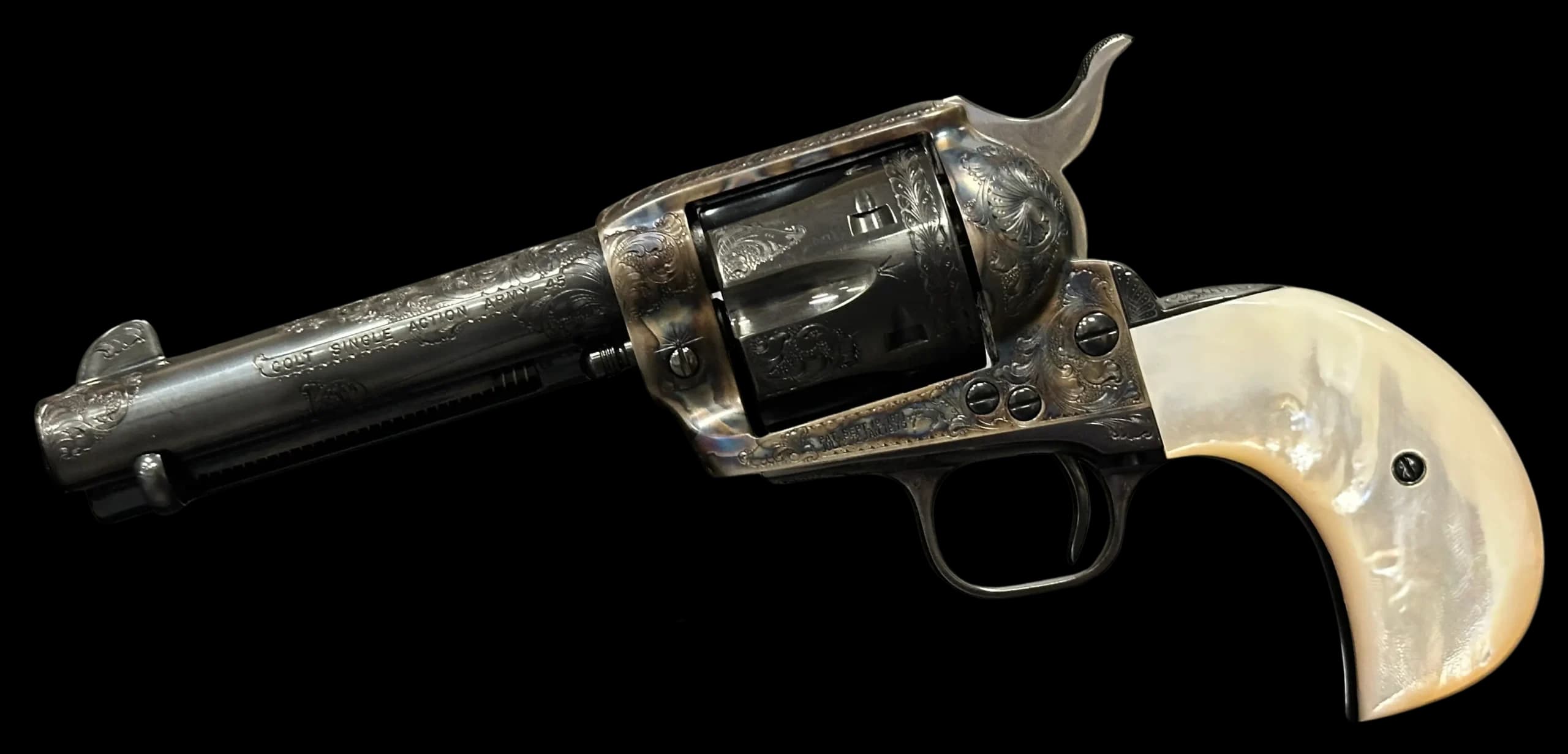 Colt Colt SAA Factory Engraved 3rd Gen - 45 Colt .45 Colt Single Action (SAO)
