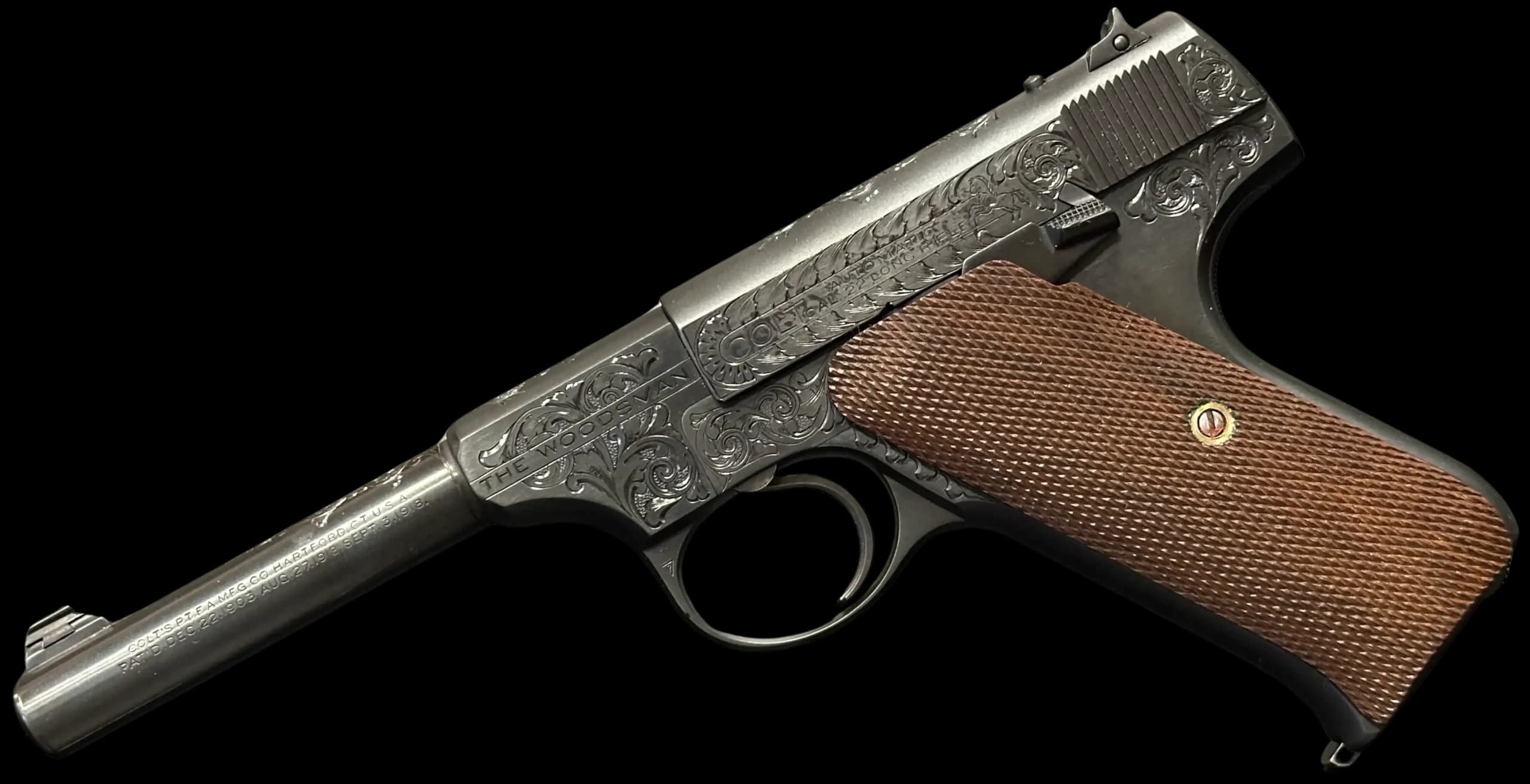 Colt Colt Woodsman Sport Custom Engraved by Sherwood .22 LR Semi-Automatic