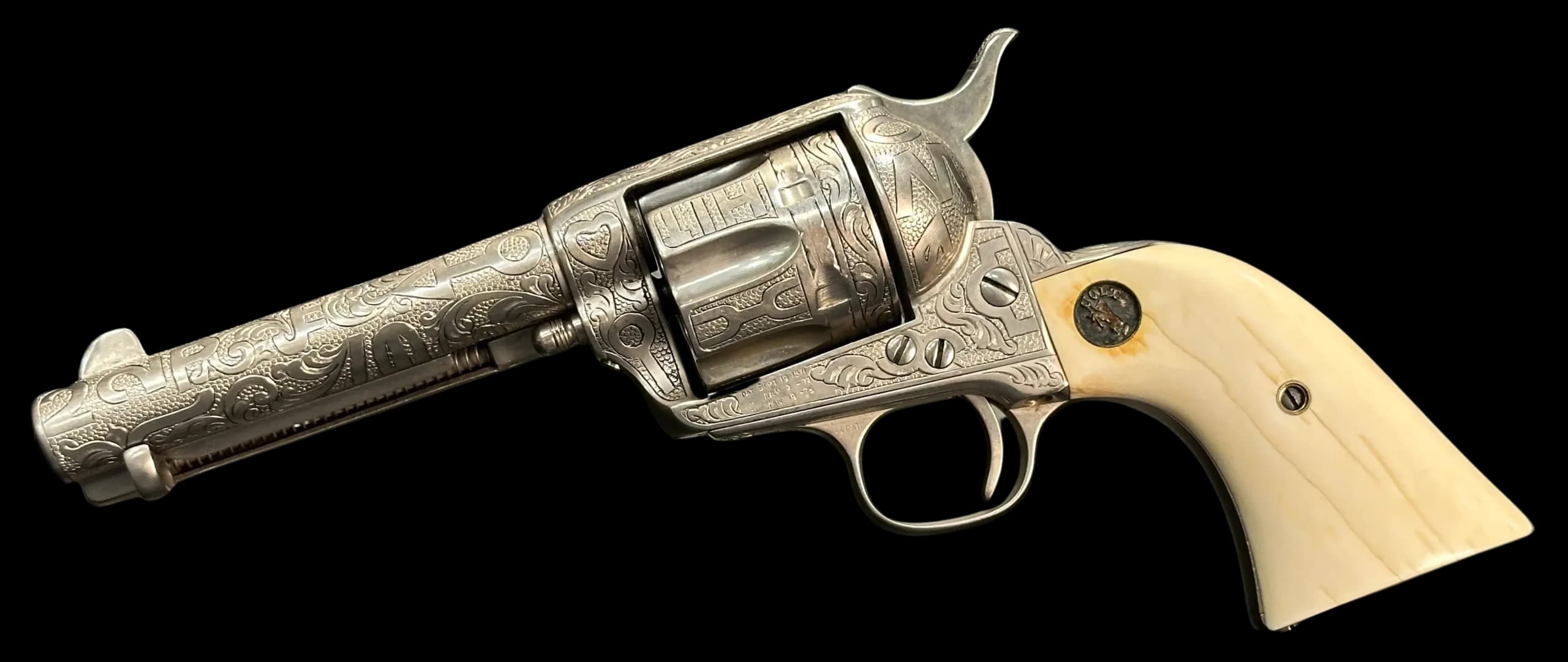 Colt Colt SAA David Harris Cattle Brand - Master Factory Engraved .44-40 Win Single Action (SAO)