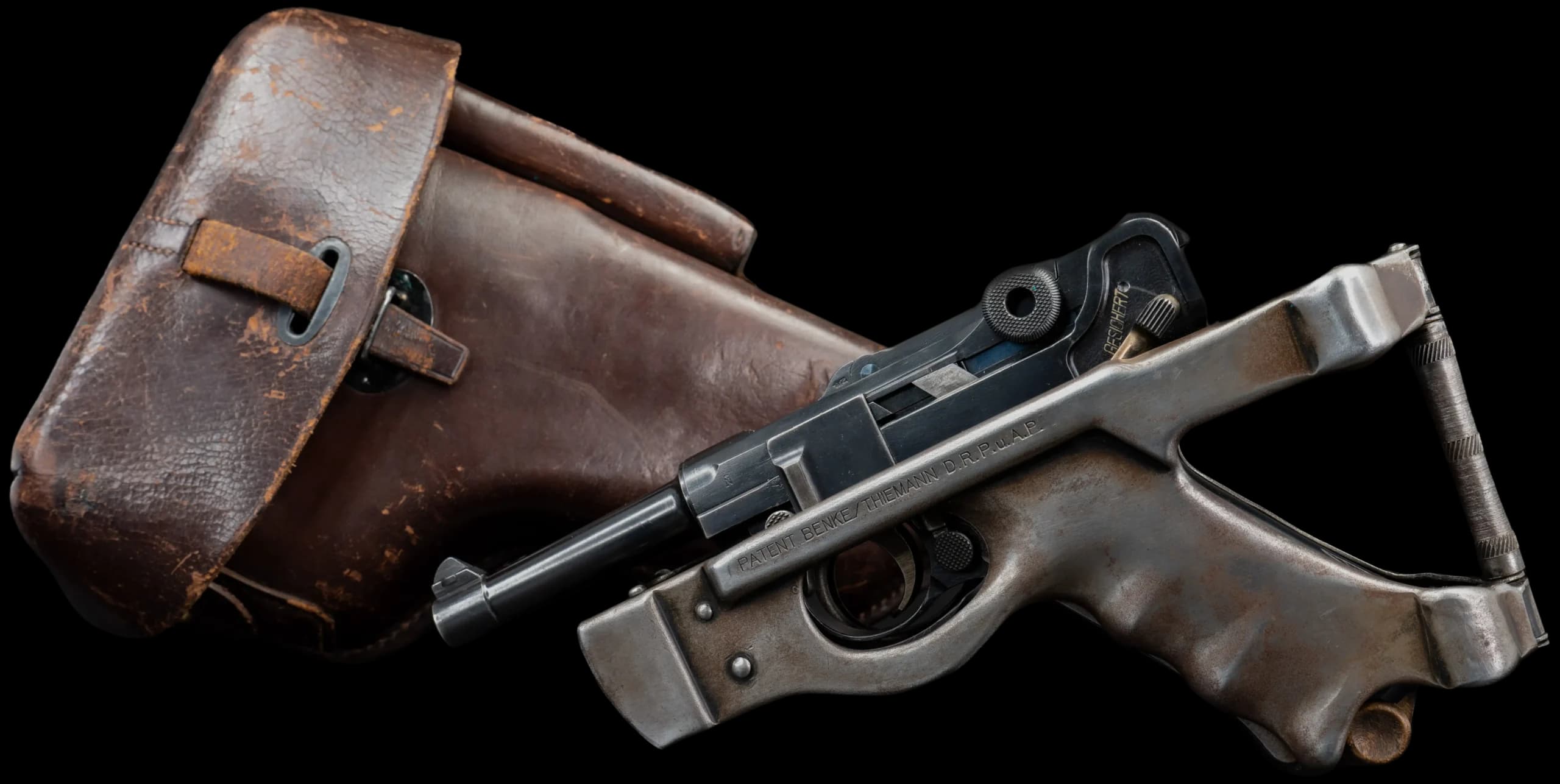 DWM DWM 1920 Luger with Benke-Thiemann Folding Stock .30 Luger Semi-Automatic
