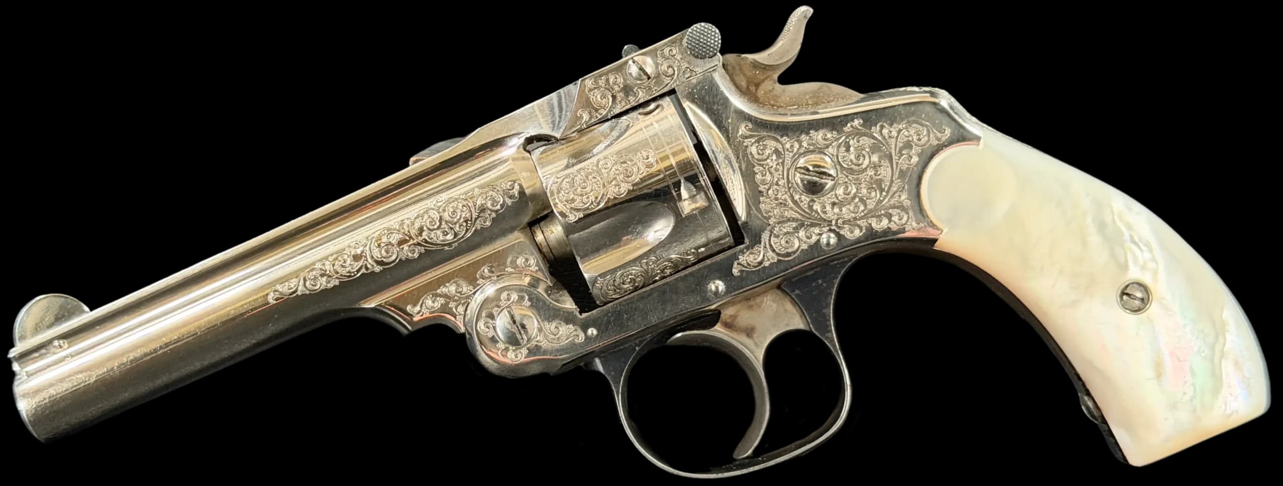 Smith & Wesson 1893 S&W .32 DA Fourth Model Factory Engraved .32 S&W Double Action (DA)