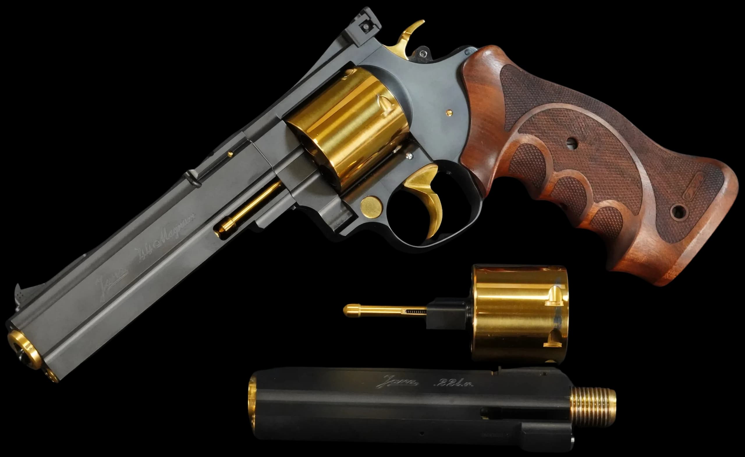 Janz Janz EM-S Interchangeable Caliber Revolver .44 Magnum / .22 LR .44 Mag / .22 LR DA / SA
