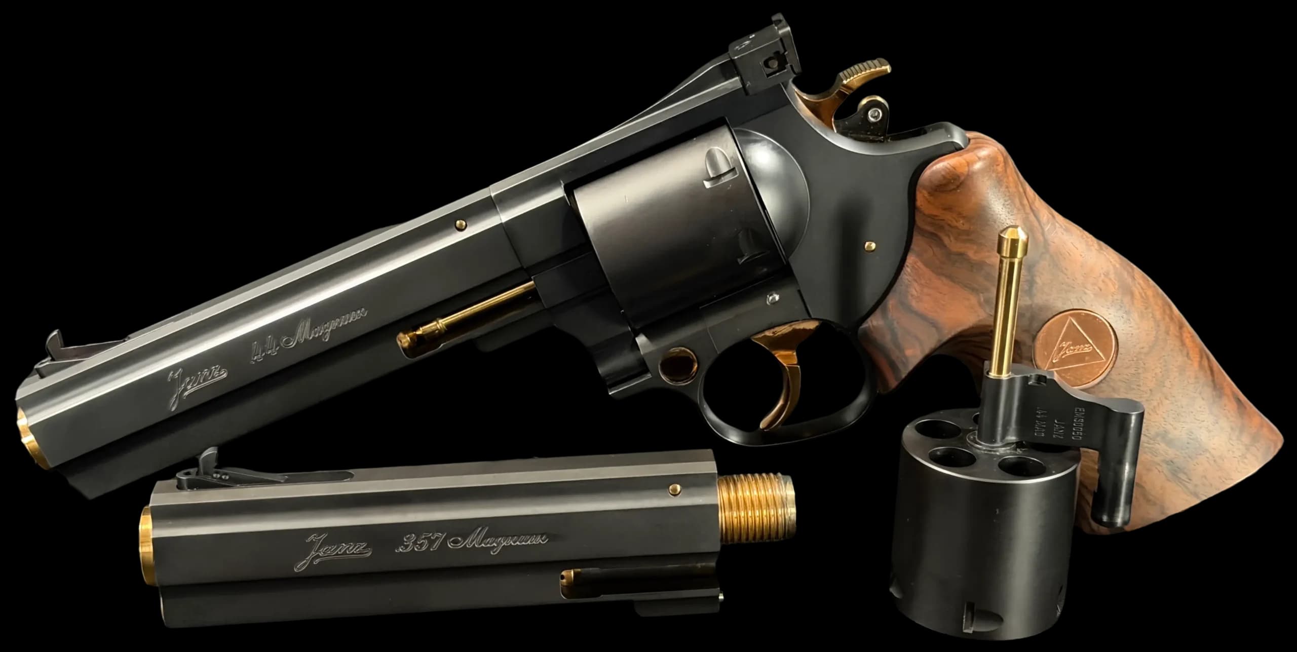 Janz Janz EMS JTL Interchangeable-Caliber Revolver Set .44 Magnum & .357 Magnum .44 Mag / .357 Magnum DA / SA