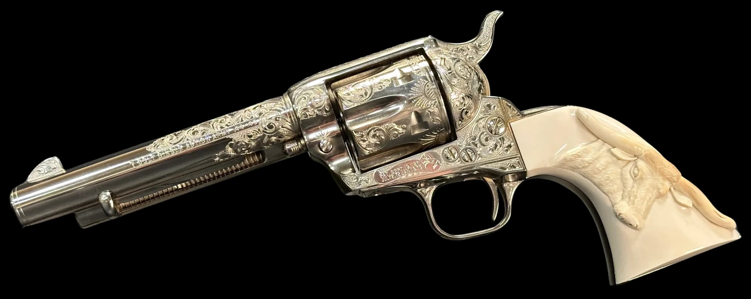 Colt Colt SAA 3rd Gen Master Factory Engraved by John Adams Jr. .44-40 Win Single Action (SAO)