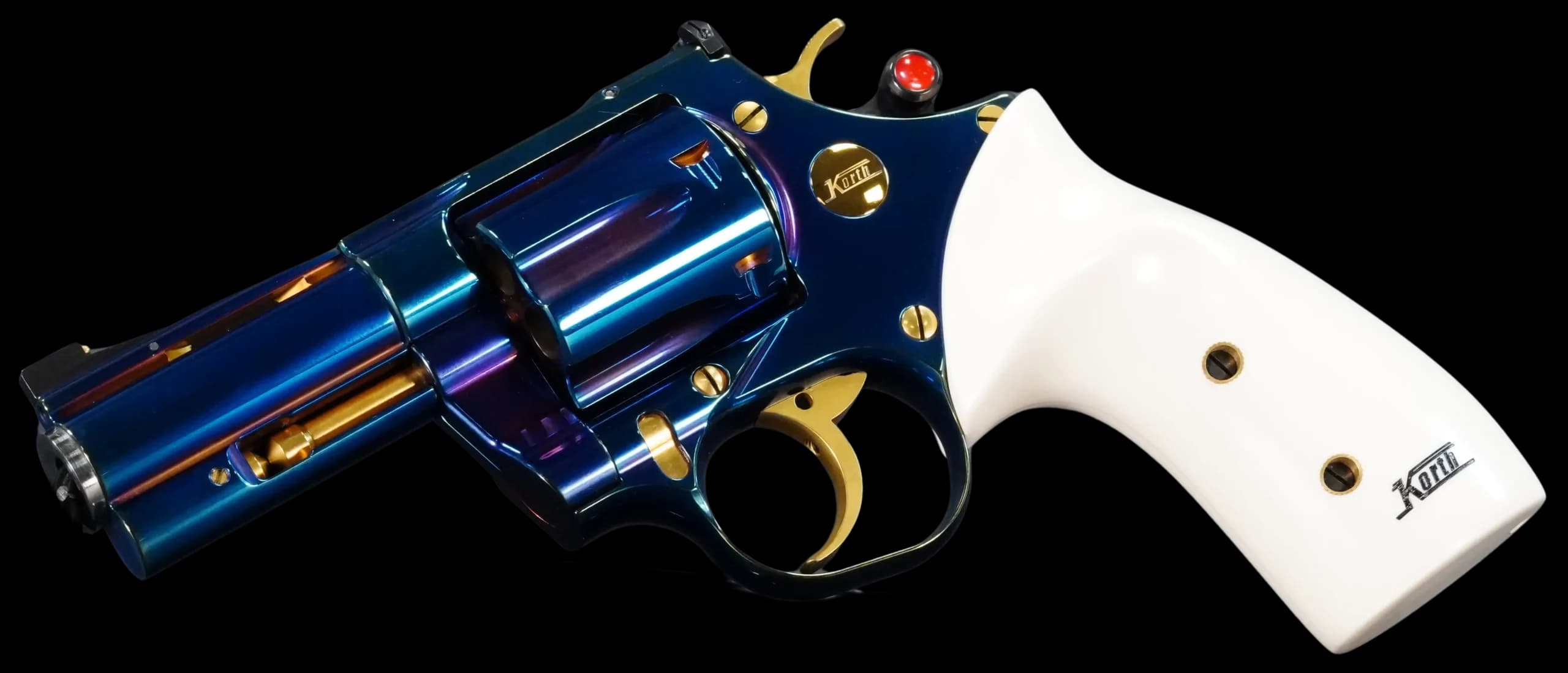 Korth Korth Classic 3" Blue-Rainbow .357 Magnum Revolver .357 Magnum DA / SA