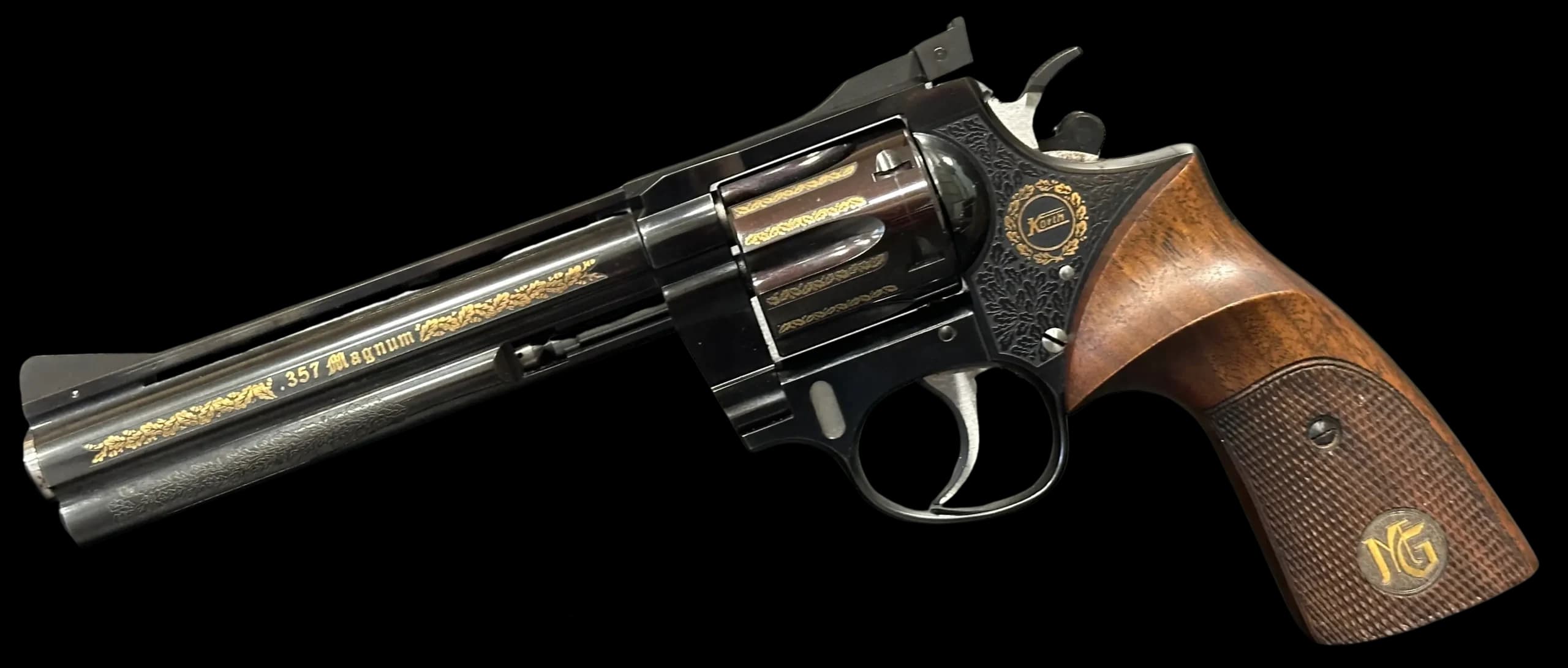 Korth Korth Ratzeburg Diana Gold-Inlaid Factory Engraved .357 Magnum DA / SA