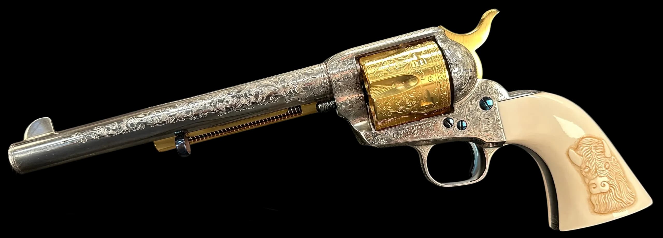 Colt Colt SAA Nimschke Roosevelt Tribute Master Factory Engraved by John Adams Jr. .45 Colt Single Action (SAO)