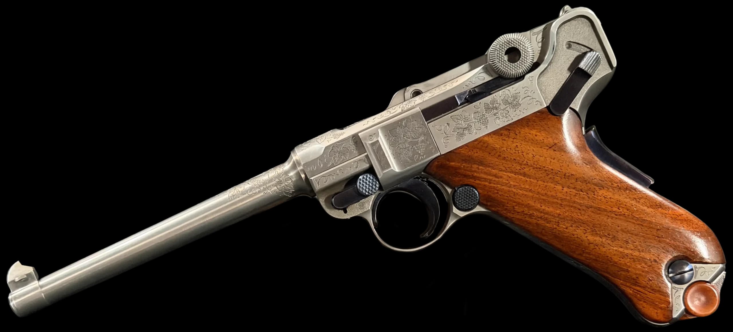 Mauser Mauser Parabellum IWA '89 Factory Engraved Luger .30 Luger Semi-Automatic