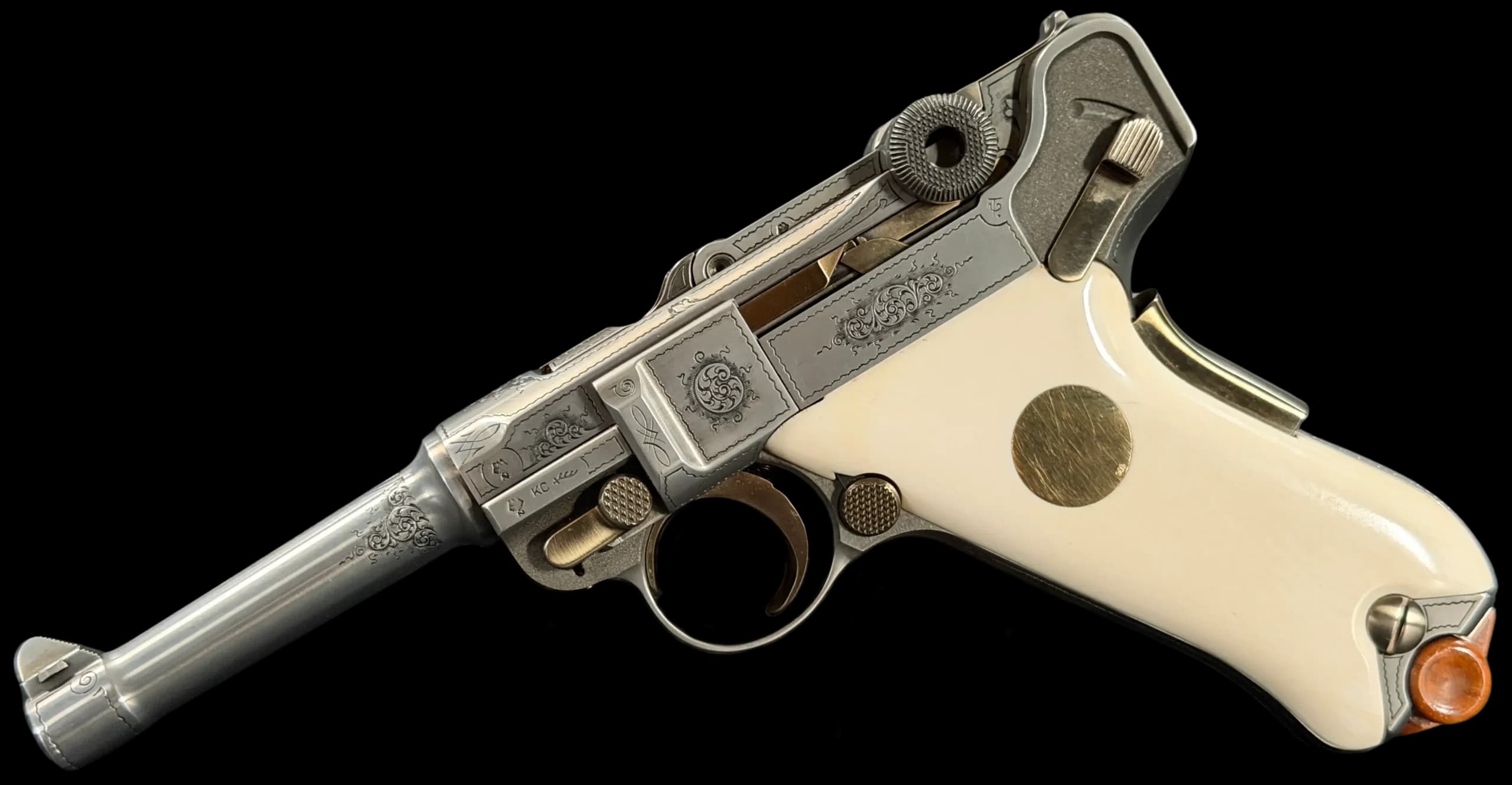 Mauser Mauser Parabellum P08 IWA '83 Factory Engraved Luger .30 Luger Semi-Automatic
