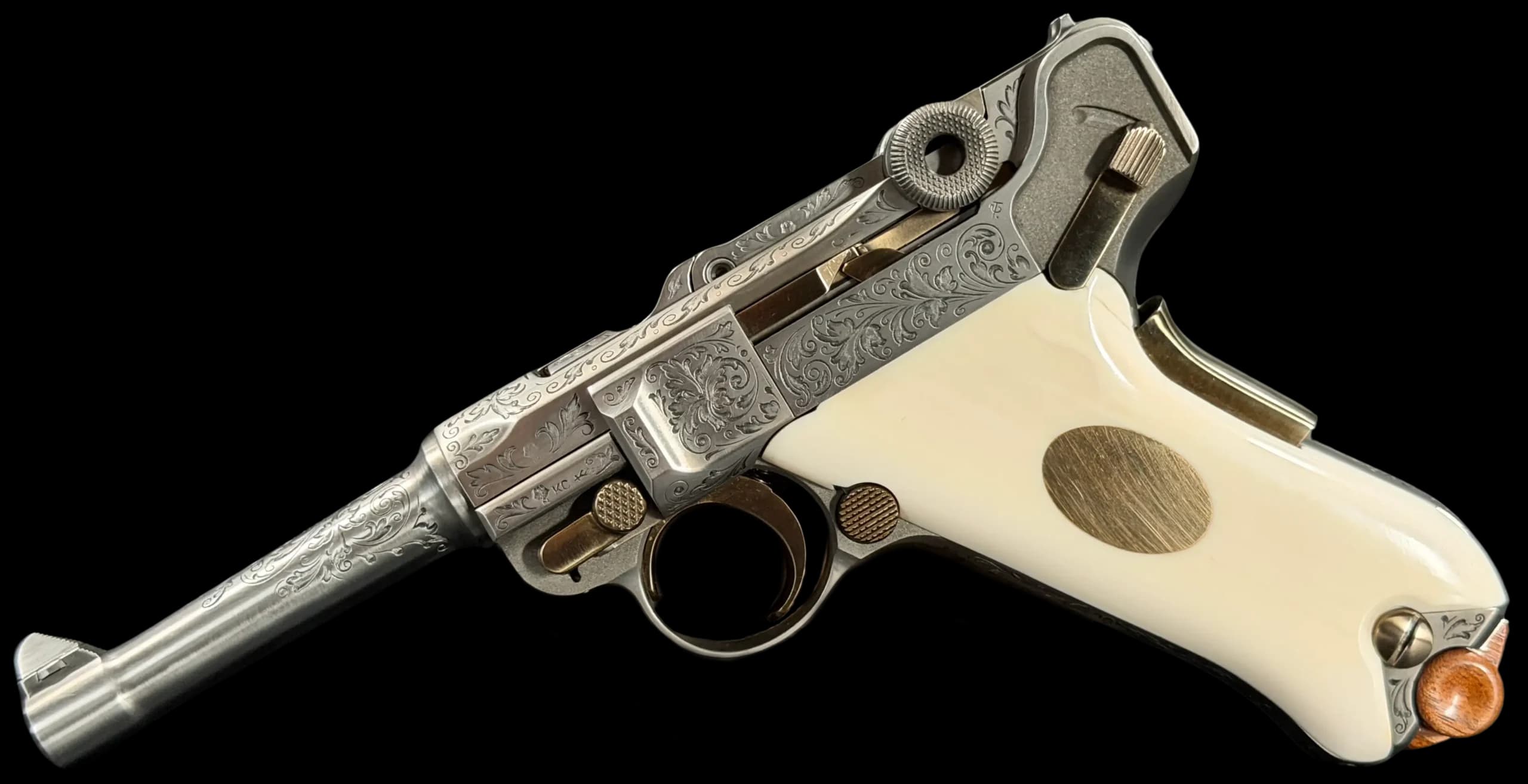 Mauser Mauser Parabellum P08 Luger IWA '84 Factory Engraved .30 Luger Semi-Automatic