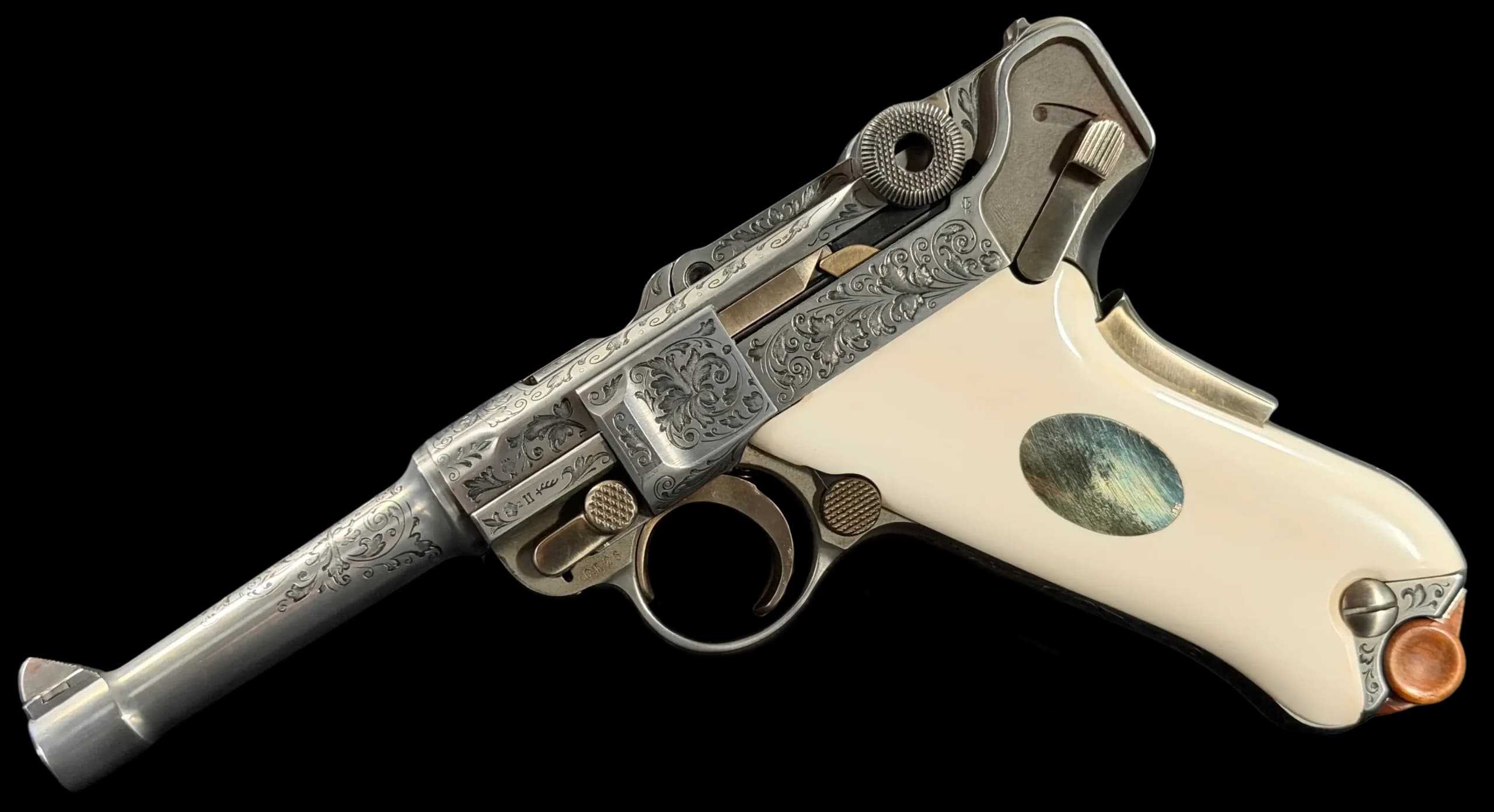 Mauser IWA Mauser Parabellum Luger Factory Engraved .30 Luger Semi-Automatic