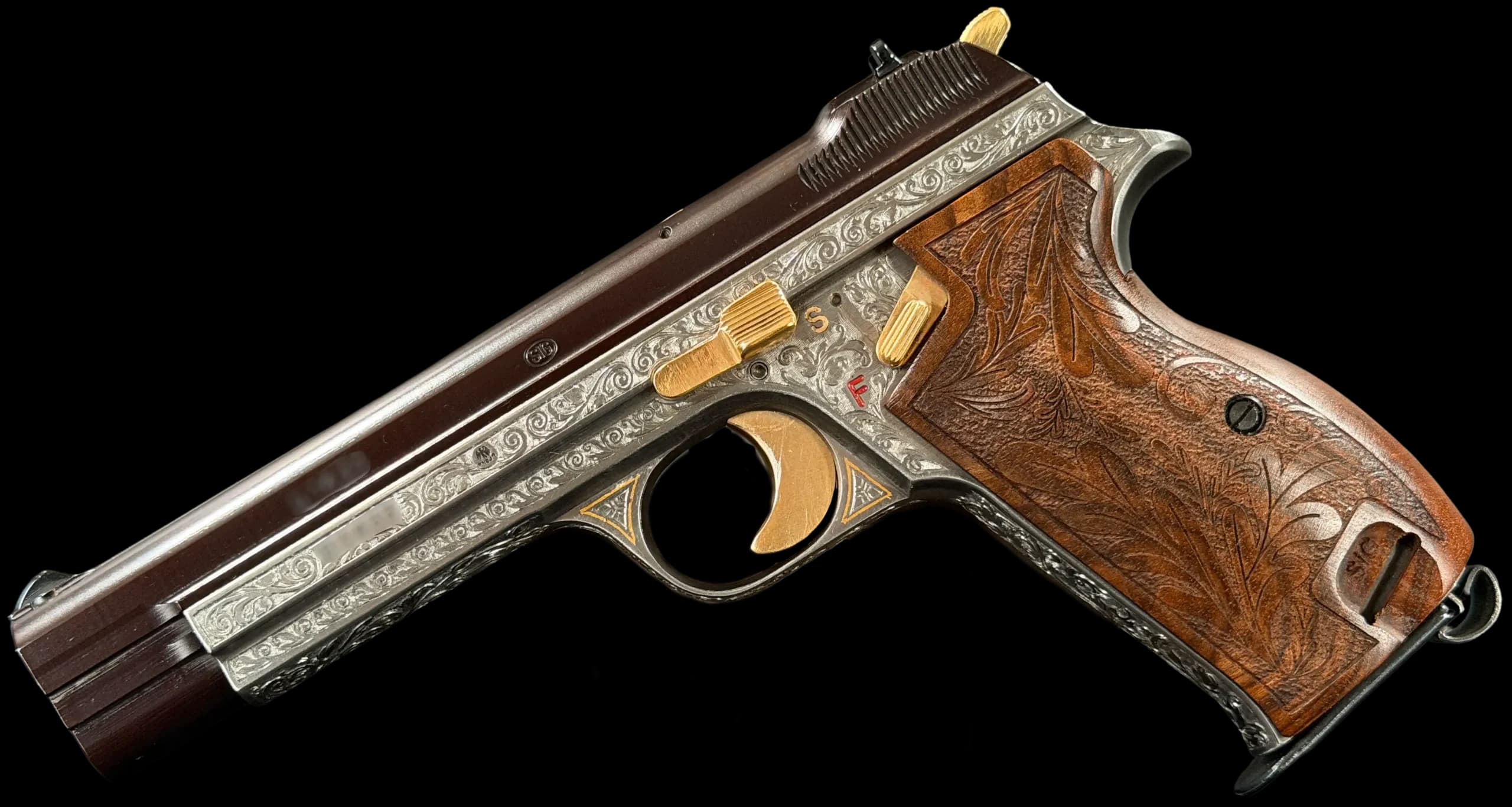 SIG Sauer SIG P210-4 Luxus Engraved 9mm Single Action (SAO)