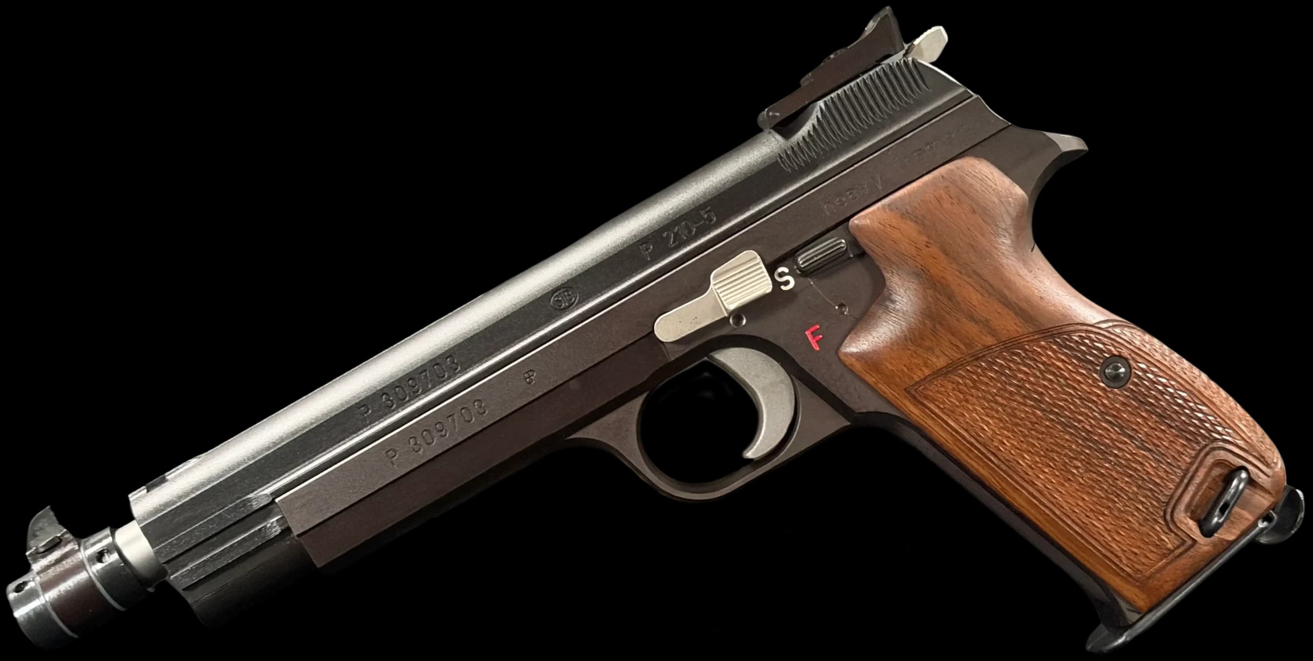 SIG Sauer SIG P210-5 Heavy Frame Target Pistol 9mm Single Action (SAO)