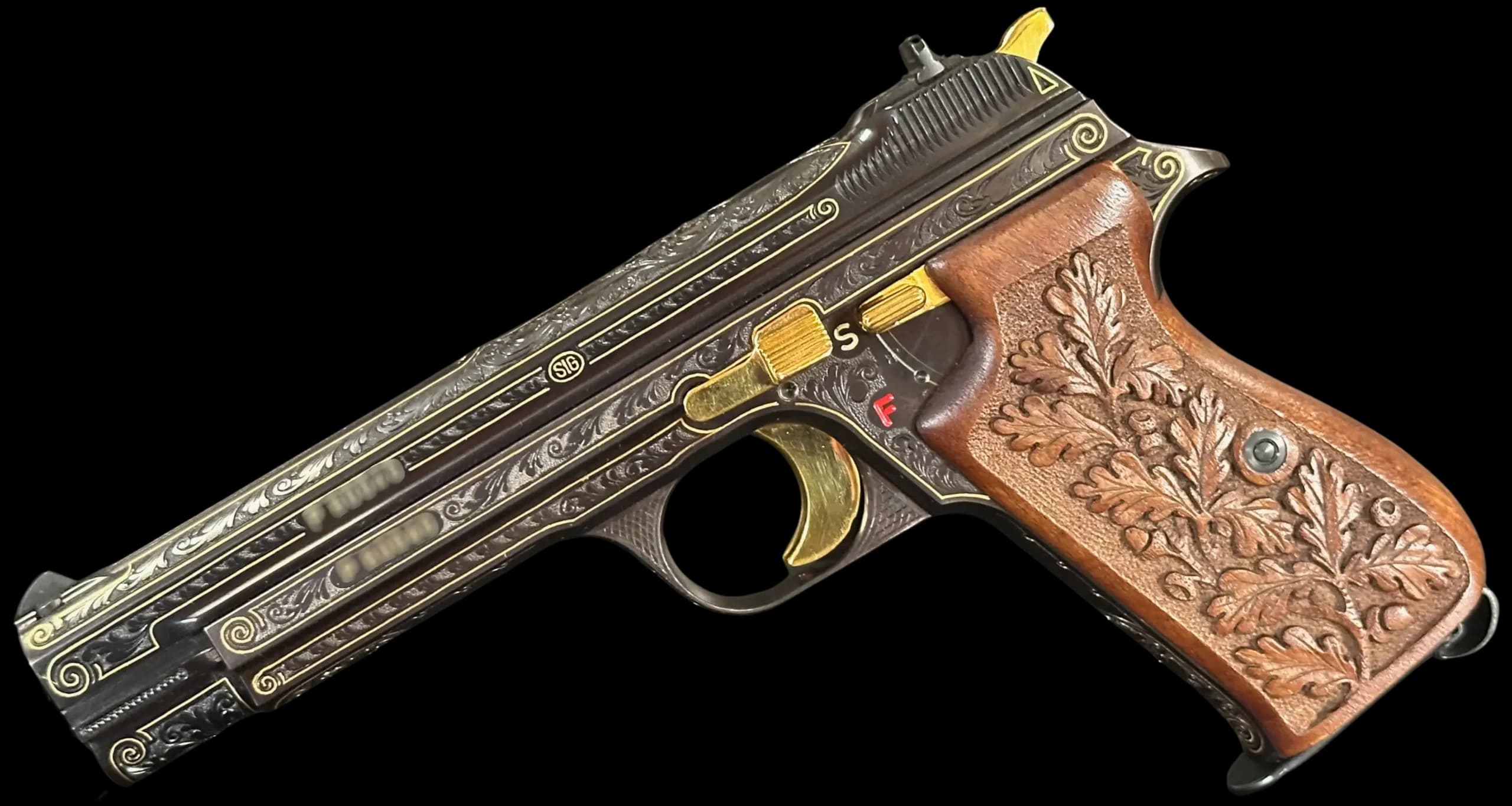 SIG Sauer SIG P210-6 De Luxe Engraved 9mm Single Action (SAO)