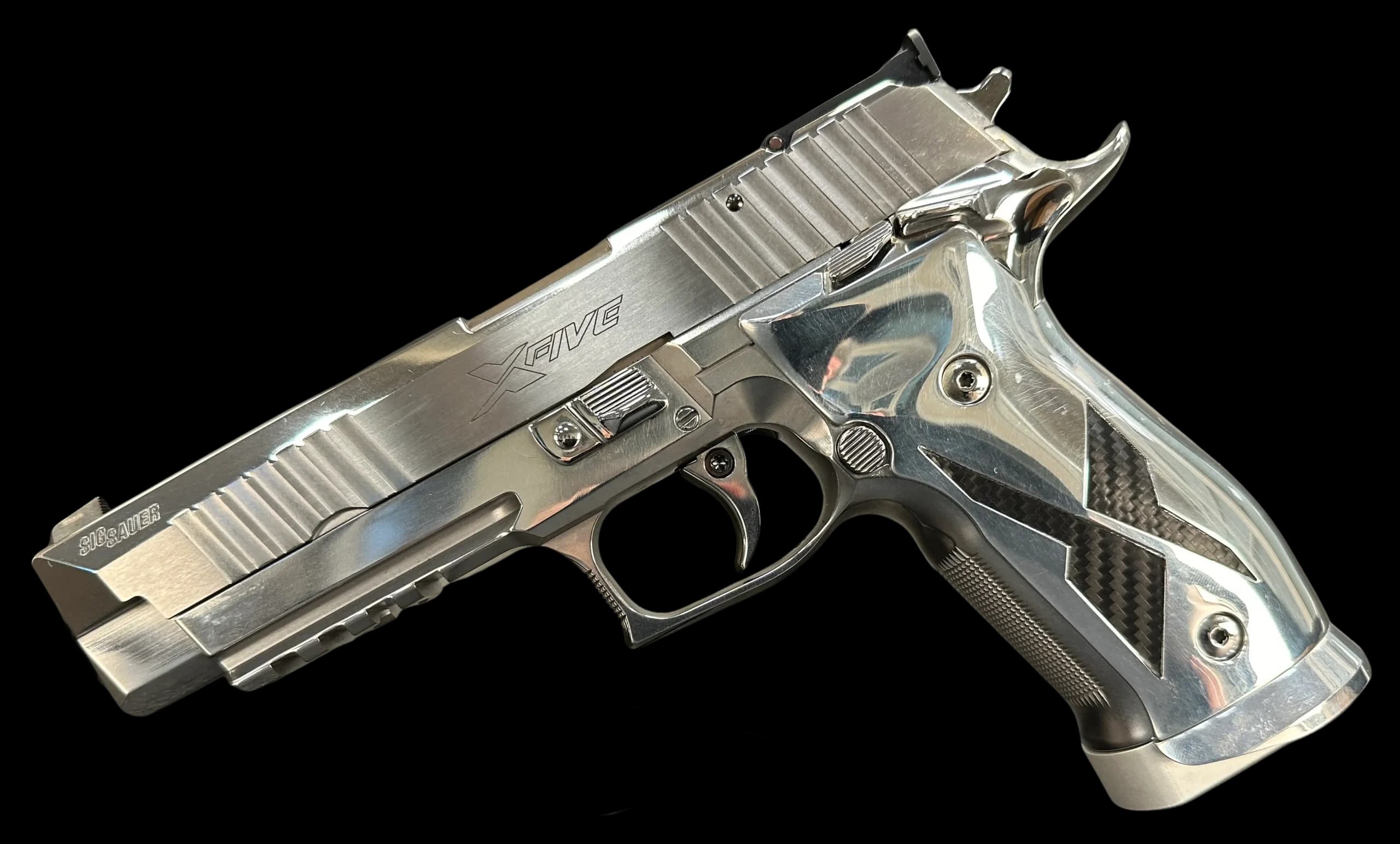 SIG Sauer SIG Sauer P226 X-Five Chrome & Carbon - Mastershop 9mm Single Action (SAO)