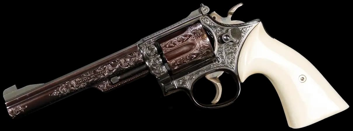 Smith & Wesson Smith & Wesson Model 19-3 Factory Engraved .357 Magnum DA / SA