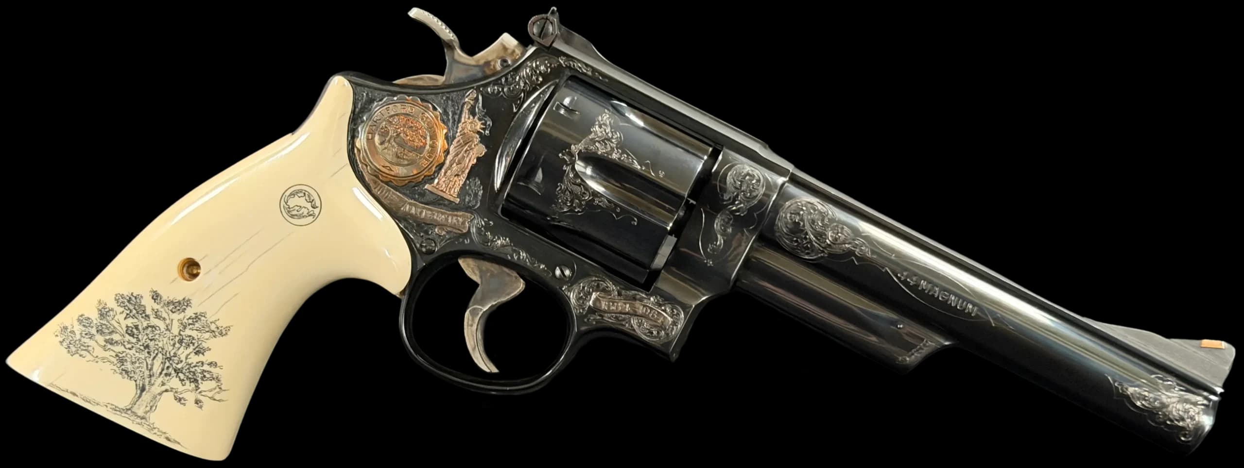 Smith & Wesson Factory Engraved Hartford Gun Club 1 of 1 S&W Model 29 .44 Mag DA / SA
